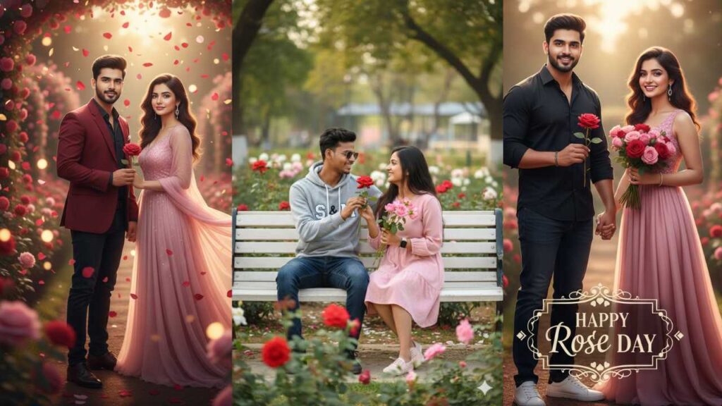 Google Gemini Happy Rose Day AI Photo Editing Prompt For Boy | Happy Rose Day Google Gemini Prompt