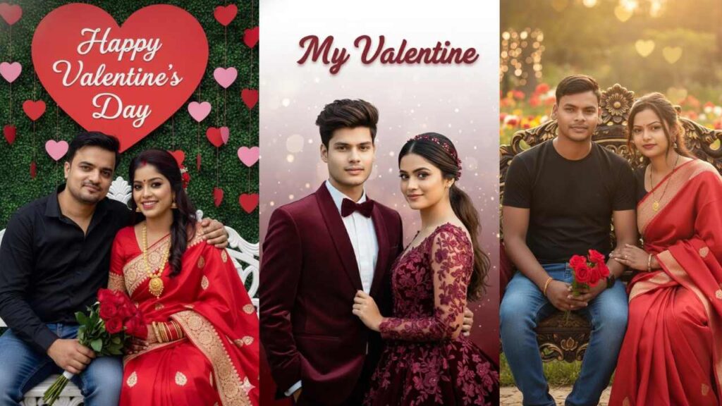 Happy Velentine Day Google Gemini AI Photo Editing Prompt