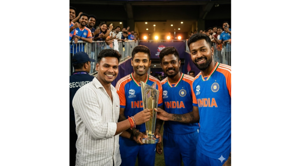 Google Gemini Indian Team T20 Image Prompt | Google Gemini Ai Indian T20 World Cup Photo Editing Prompt