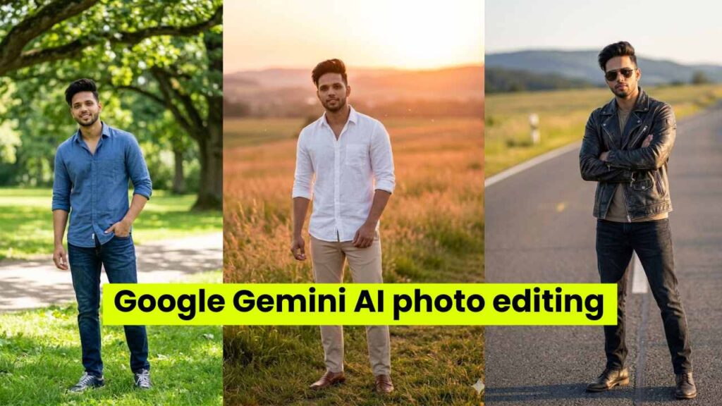 Google Gemini AI photo editing | 