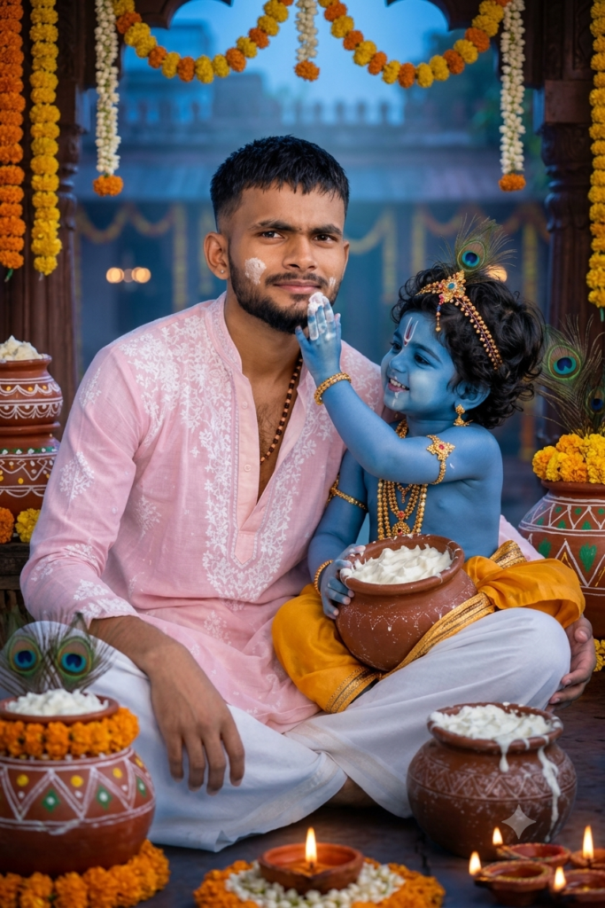 Happy Krishna Janmashtami Google Gemini Ai Photo Editing Prompt 2026 Make Viral Ai Photo