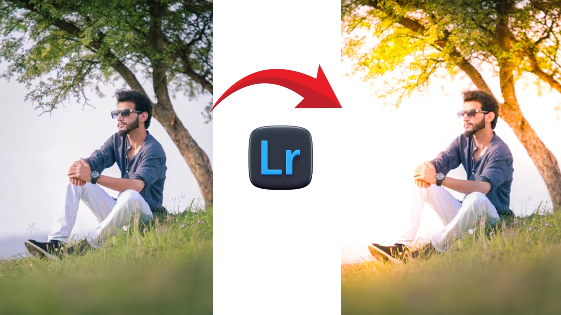 Lightroom Golden Warm Tone Editing
