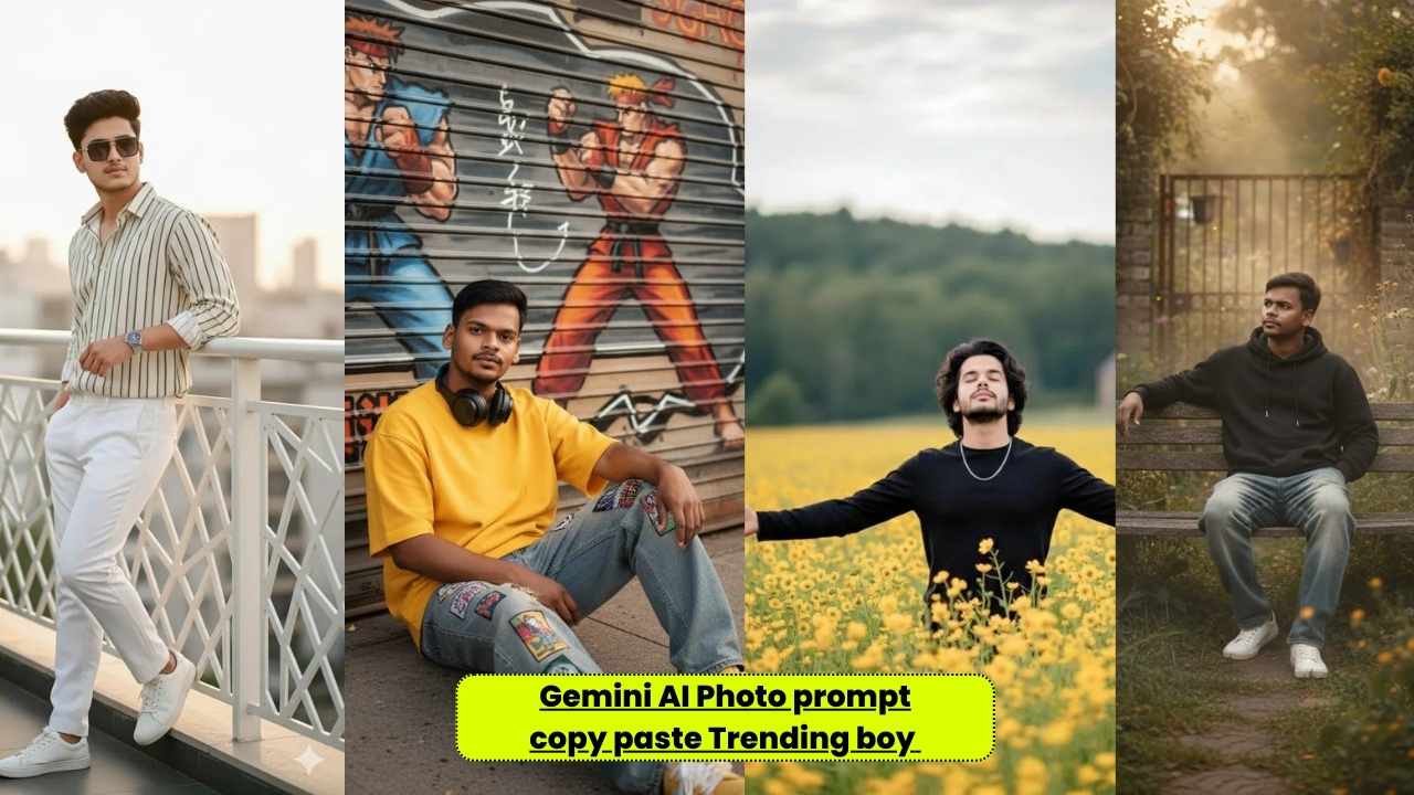 Gemini AI Photo prompt copy paste Trending boy