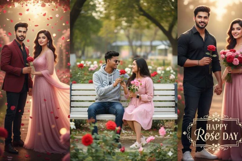 Happy Rose Day AI Photo Editing Prompt For Boy | Happy Rose Day Google Gemini Prompt