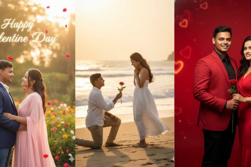 Google Gemini Happy Valentine Day AI Photo Editing Prompt For Couple  – 10 Best Romantic AI Prompts