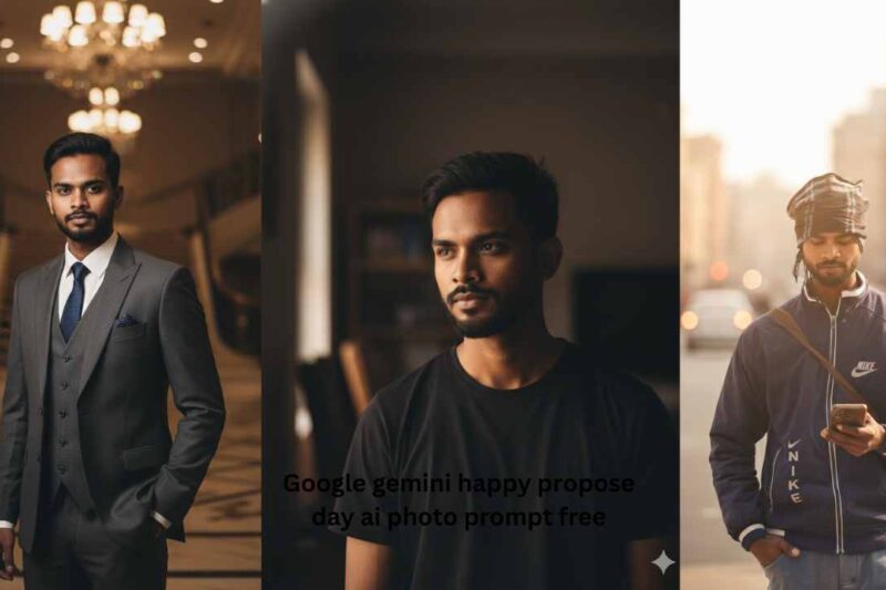 Google Gemini AI Photos Editing Prompt For Boy Copy Paste – Easy way to edit photos in DSLR Realistic 8K quality