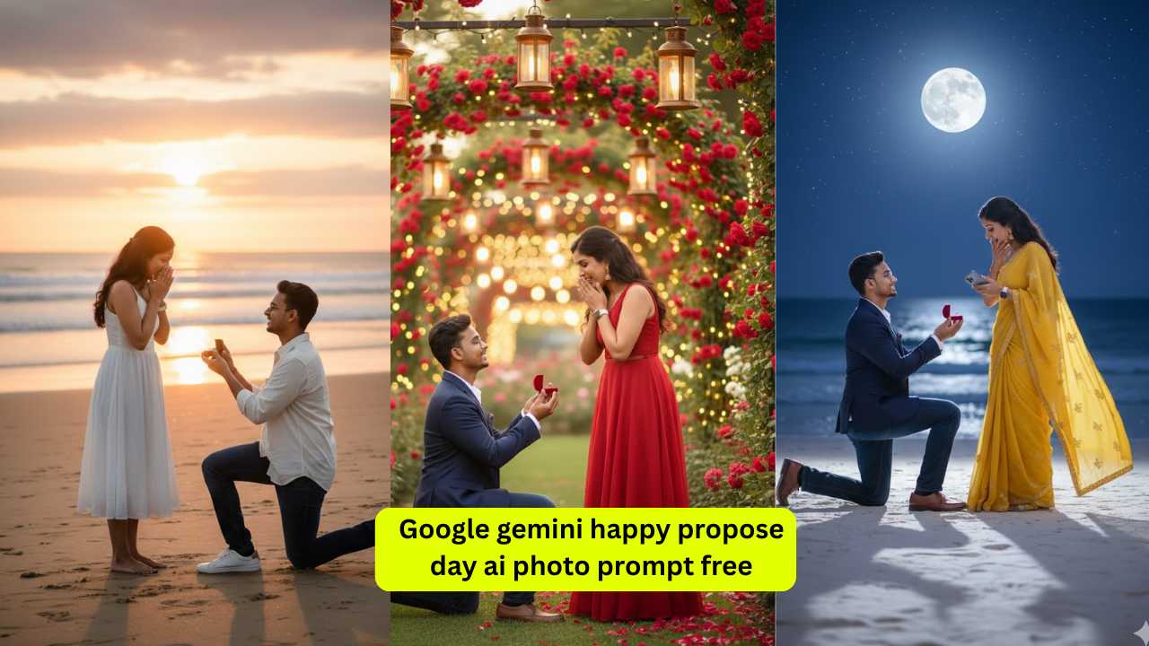 Top 5 Happy Propose Day AI Photo Editing Prompt For Couple