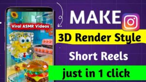 How to Make 3D Glass Reel for Instagram