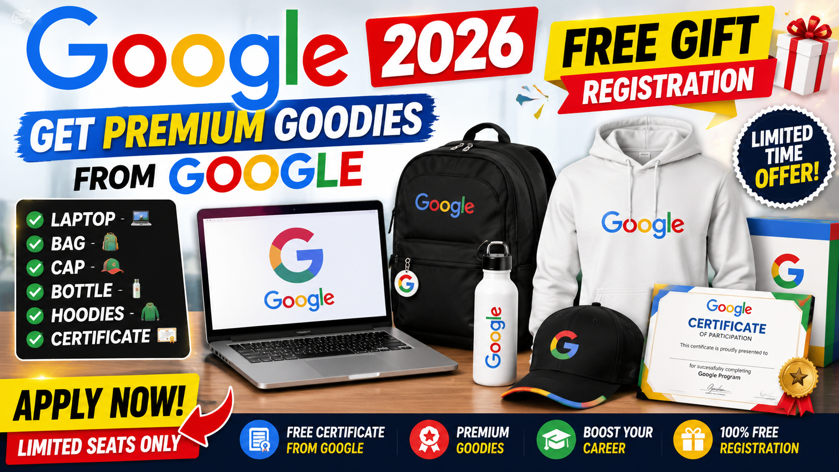 Google Free Gift Registration 2026